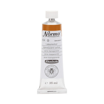 Norma Professional oil paint - Schmincke - 604, Transparent Ochre, 35 ml