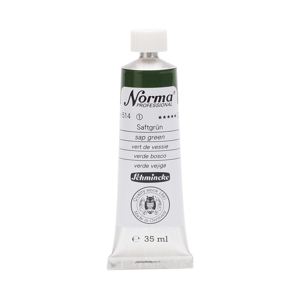 Norma Professional oil paint - Schmincke - 514, Sap Green, 35 ml