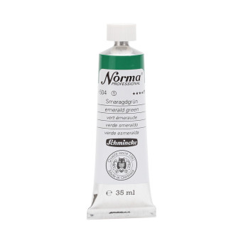 Norma Professional oil paint - Schmincke - 504, Emerald Green, 35 ml