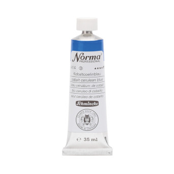 Farba olejna Norma Professional - Schmincke - 414, Cobalt Cerulean Blue, 35 ml