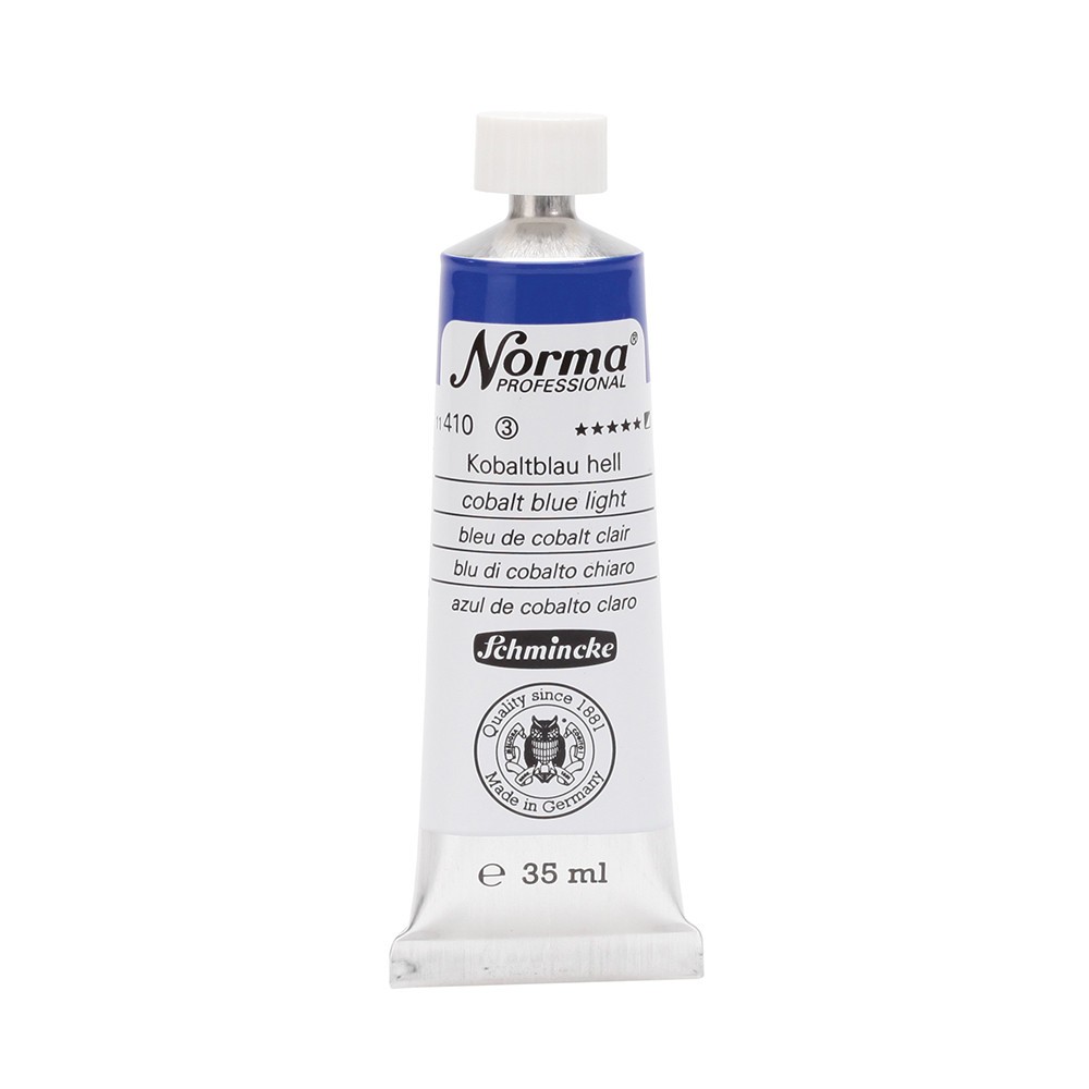 Farba olejna Norma Professional - Schmincke - 410, Cobalt Blue Light, 35 ml