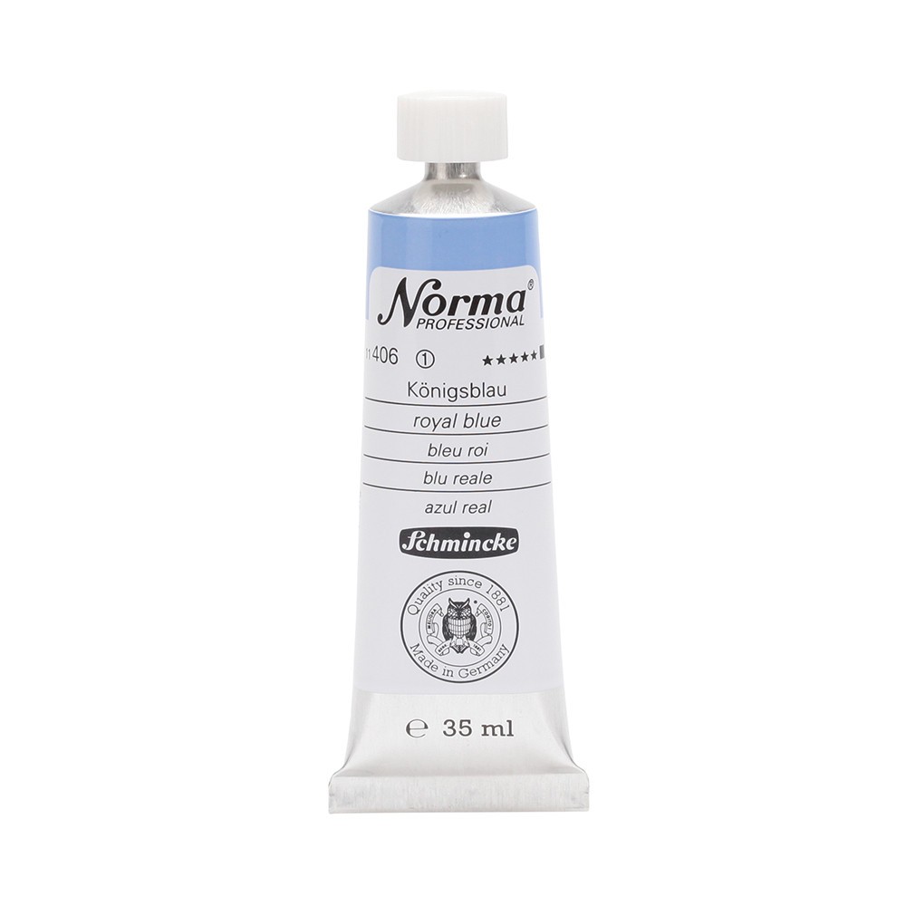 Norma Professional oil paint - Schmincke - 406, Royal Blue, 35 ml