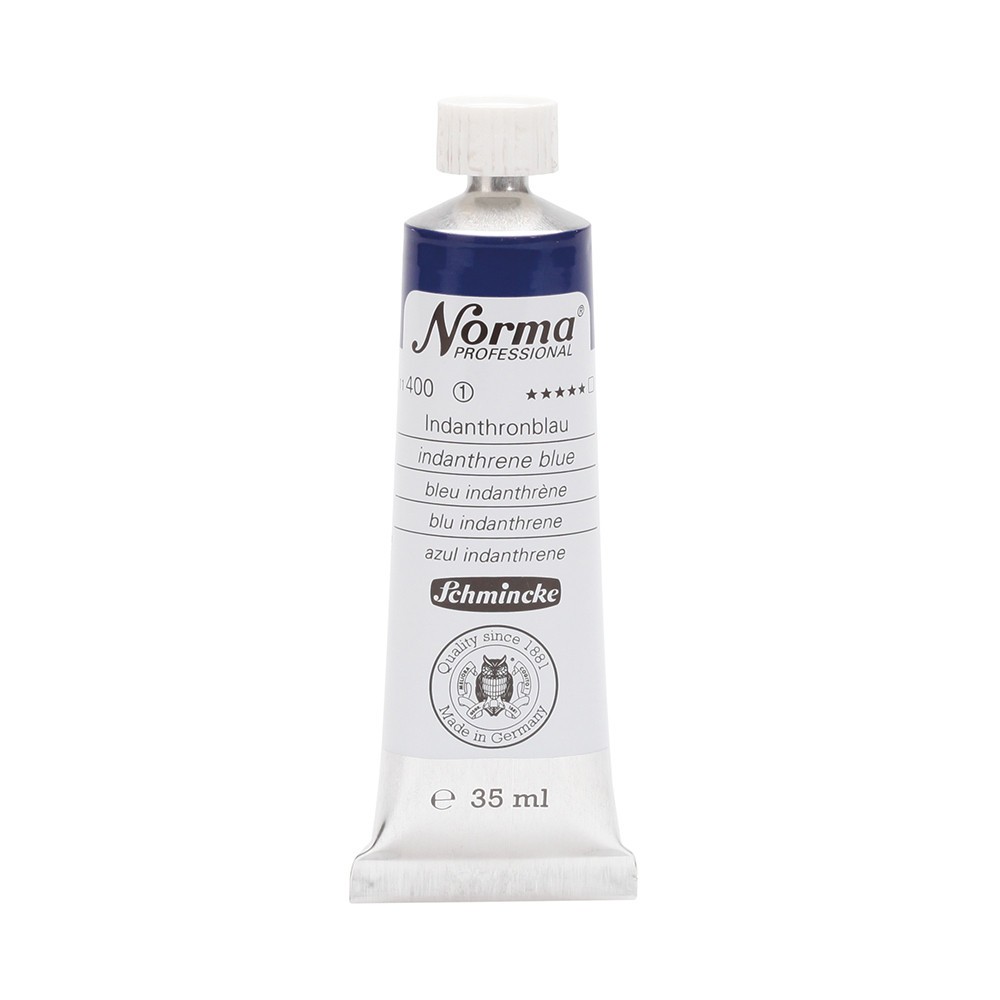 Norma Professional oil paint - Schmincke - 400, Indanthrene Blue, 35 ml