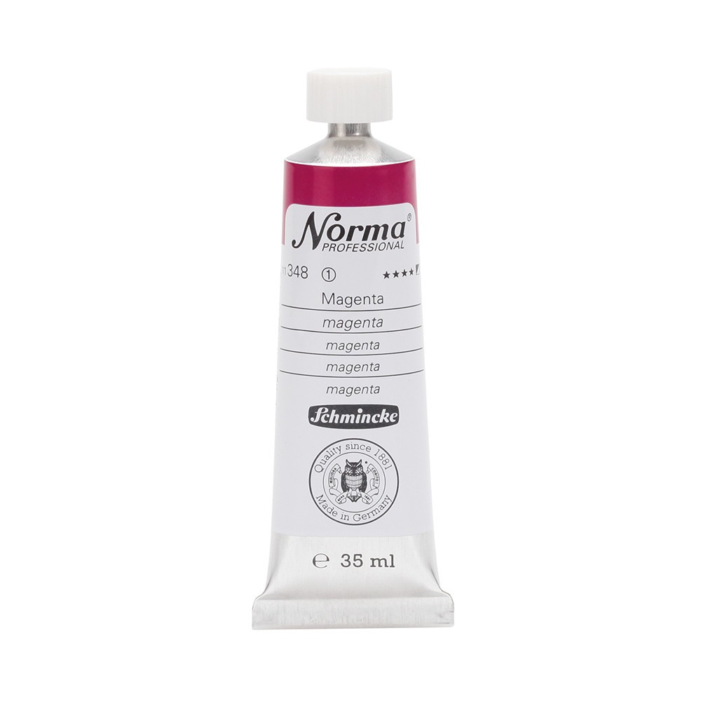 Norma Professional oil paint - Schmincke - 348, Magenta, 35 ml