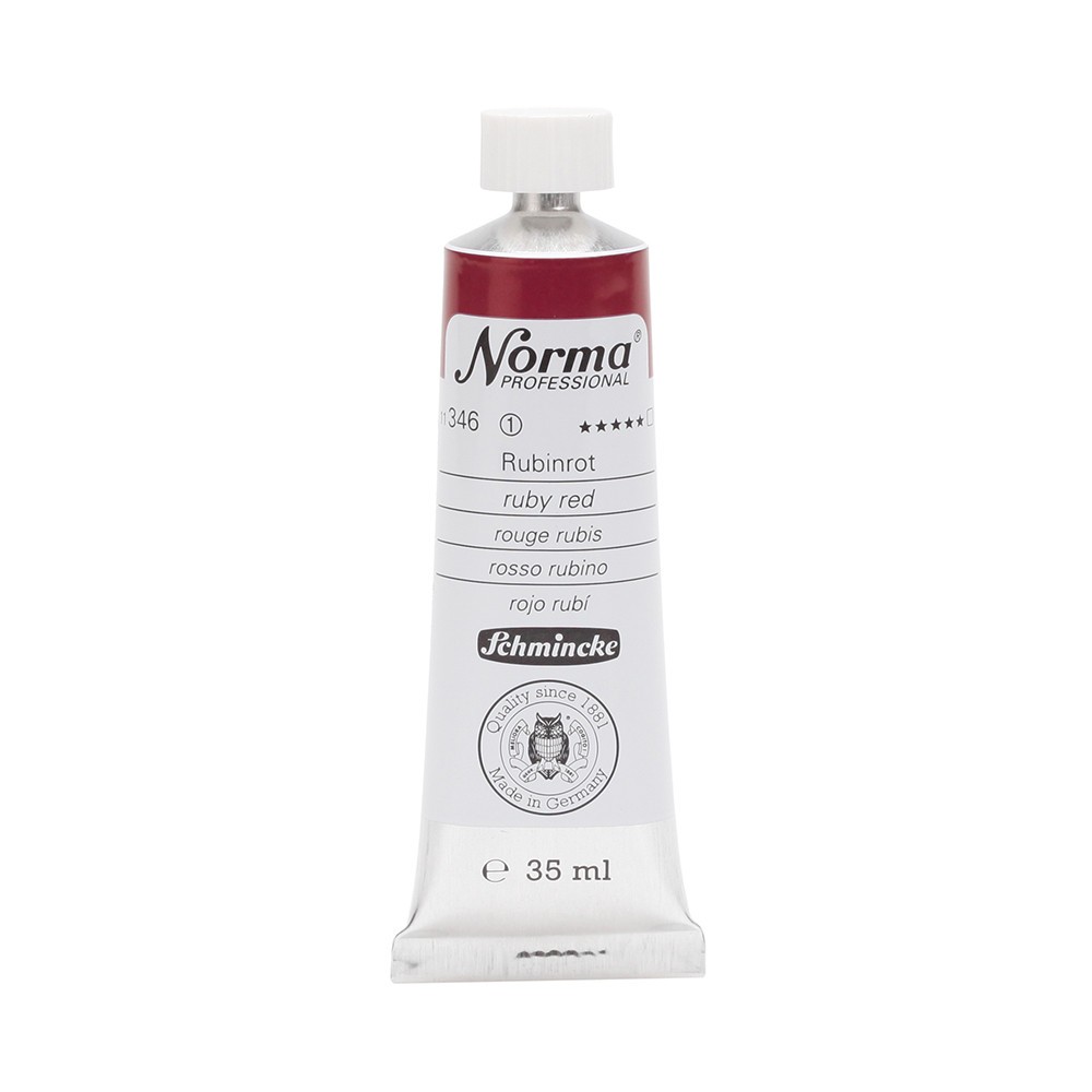 Farba olejna Norma Professional - Schmincke - 346, Ruby Red, 35 ml