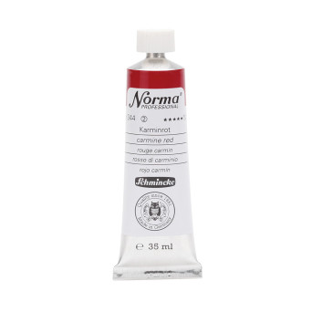 Norma Professional oil paint - Schmincke - 344, Carmine Red, 35 ml