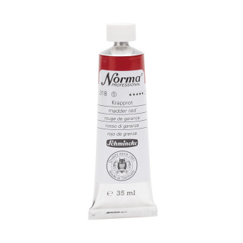 Norma Professional oil paint - Schmincke - 318, Madder Red, 35 ml
