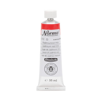 Norma Professional oil paint - Schmincke - 312, Cadmium Red Mix, 35 ml