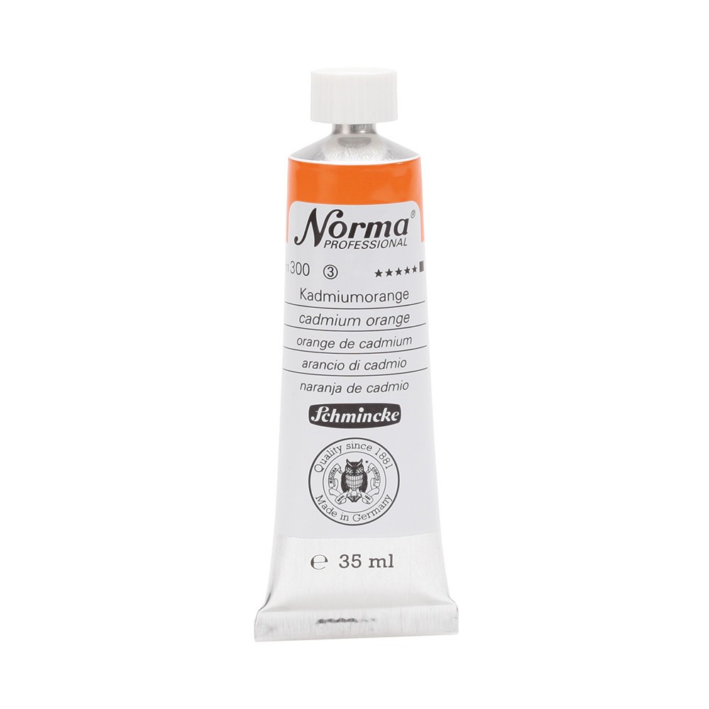 Norma Professional oil paint - Schmincke - 300, Cadmium Orange, 35 ml