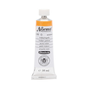 Norma Professional oil paint - Schmincke - 248, Indian Yellow, 35 ml