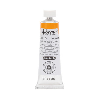 Norma Professional oil paint - Schmincke - 244, Cadmium Yellow Deep, 35 ml