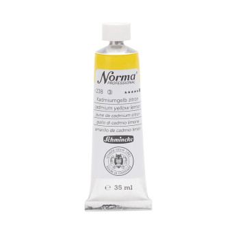 Norma Professional oil paint - Schmincke - 238, Cadmium Yellow Lemon, 35 ml