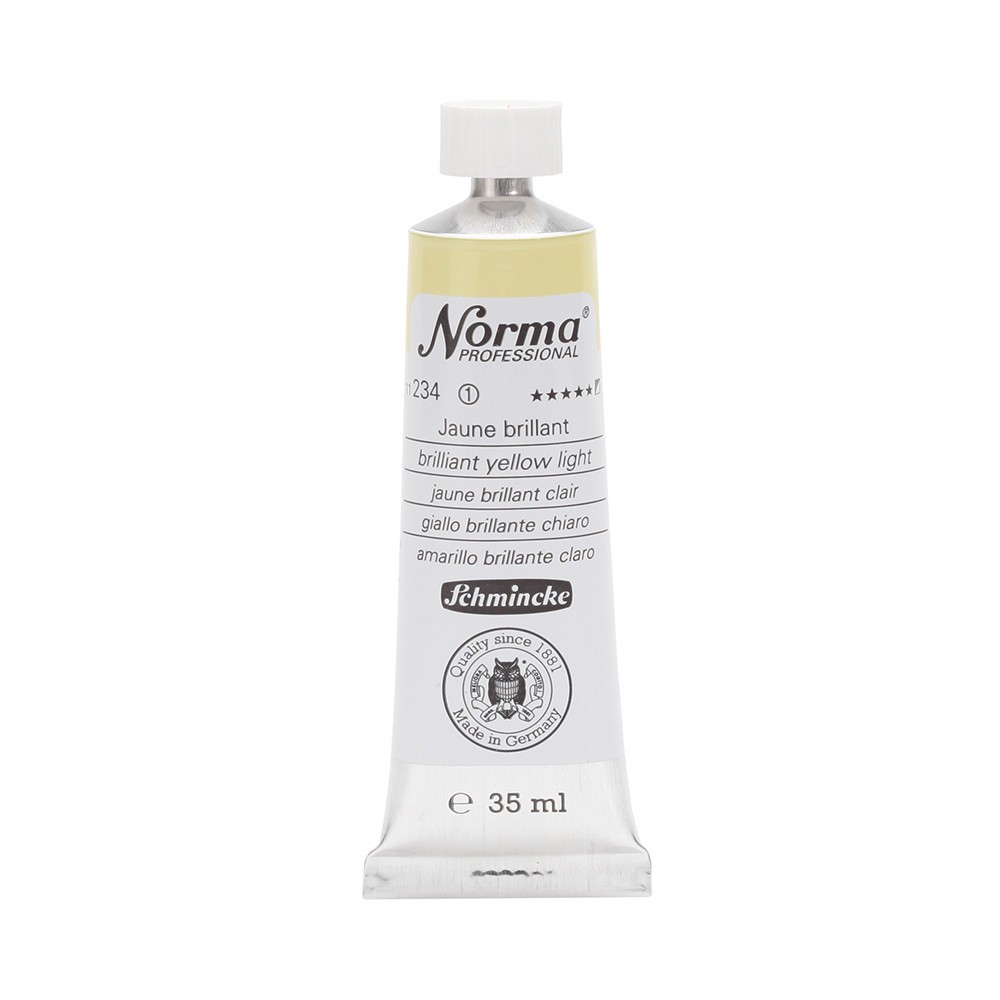Farba olejna Norma Professional - Schmincke - 234, Brilliant Yellow Light, 35 ml