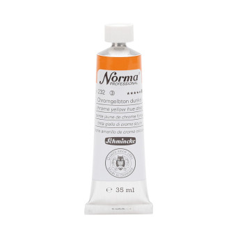 Norma Professional oil paint - Schmincke - 232, Chrome Yellow Hue Deep, 35 ml