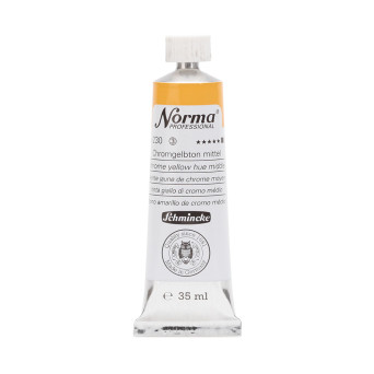 Farba olejna Norma Professional - Schmincke - 230, Chrome Yellow Hue Medium, 35 ml