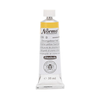 Norma Professional oil paint - Schmincke - 228, Chrome Yellow Hue Light, 35 ml