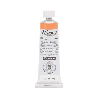 Norma Professional oil paint - Schmincke - 222, Naples Yellow Reddish, 35 ml