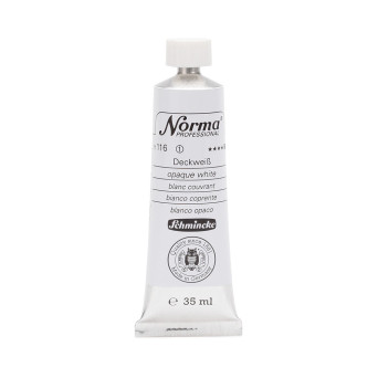 Farba olejna Norma Professional - Schmincke - 116, Opaque White, 35 ml