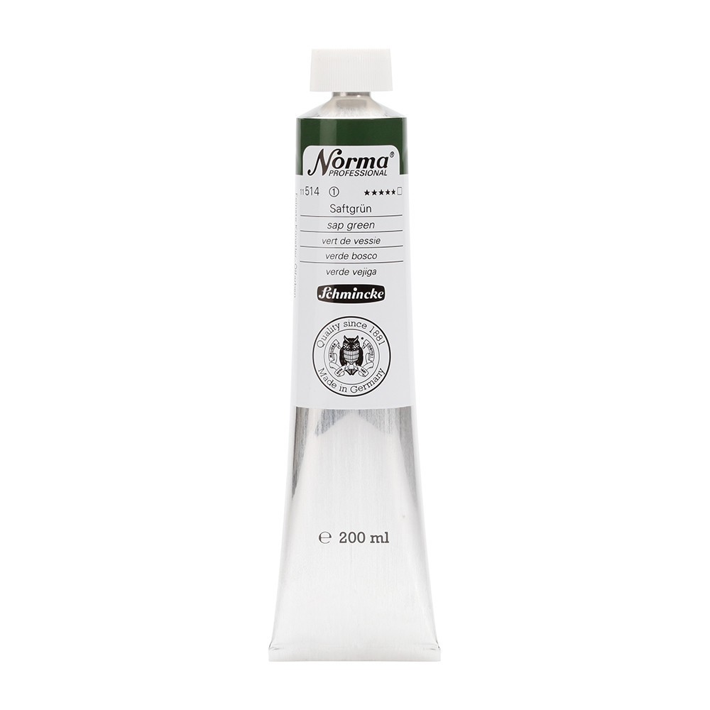 Farba olejna Norma Professional - Schmincke - 514, Sap Green, 200 ml