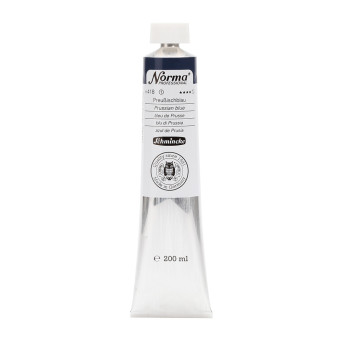 Farba olejna Norma Professional - Schmincke - 418, Prussian Blue, 200 ml