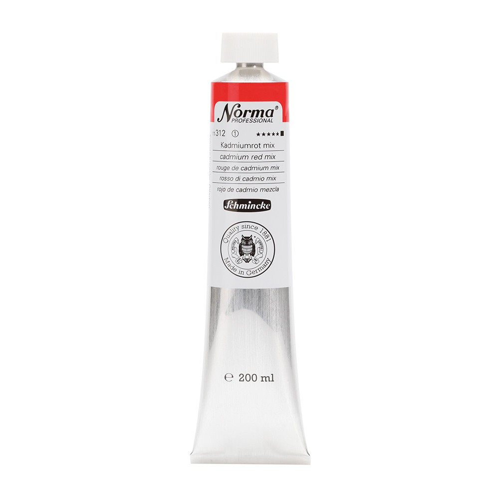 Farba olejna Norma Professional - Schmincke - 312, Cadmium Red Mix, 200 ml