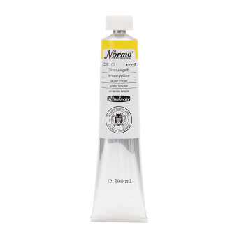 Farba olejna Norma Professional - Schmincke - 236, Lemon Yellow, 200 ml