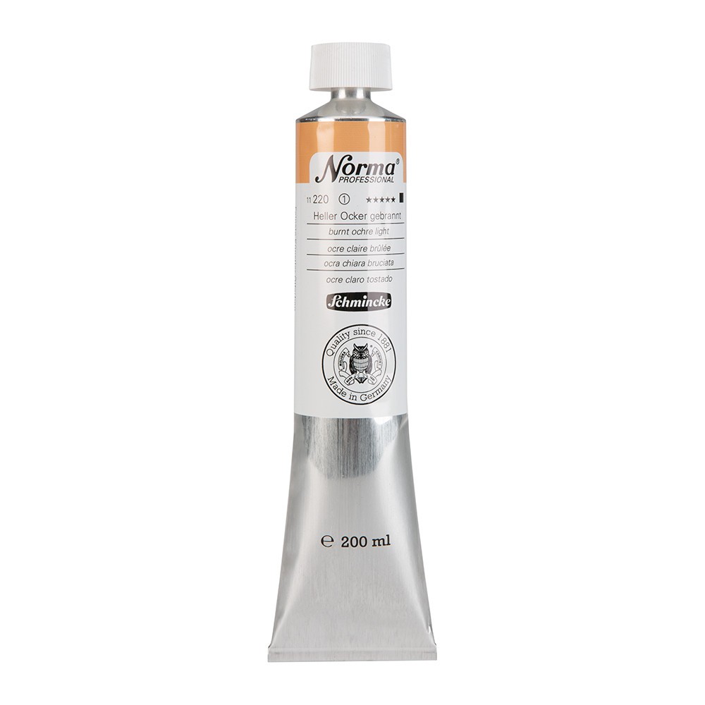Farba olejna Norma Professional - Schmincke - 220, Burnt Ochre Light, 200 ml