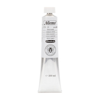 Norma Professional oil paint - Schmincke - 116, Opaque White, 200 ml
