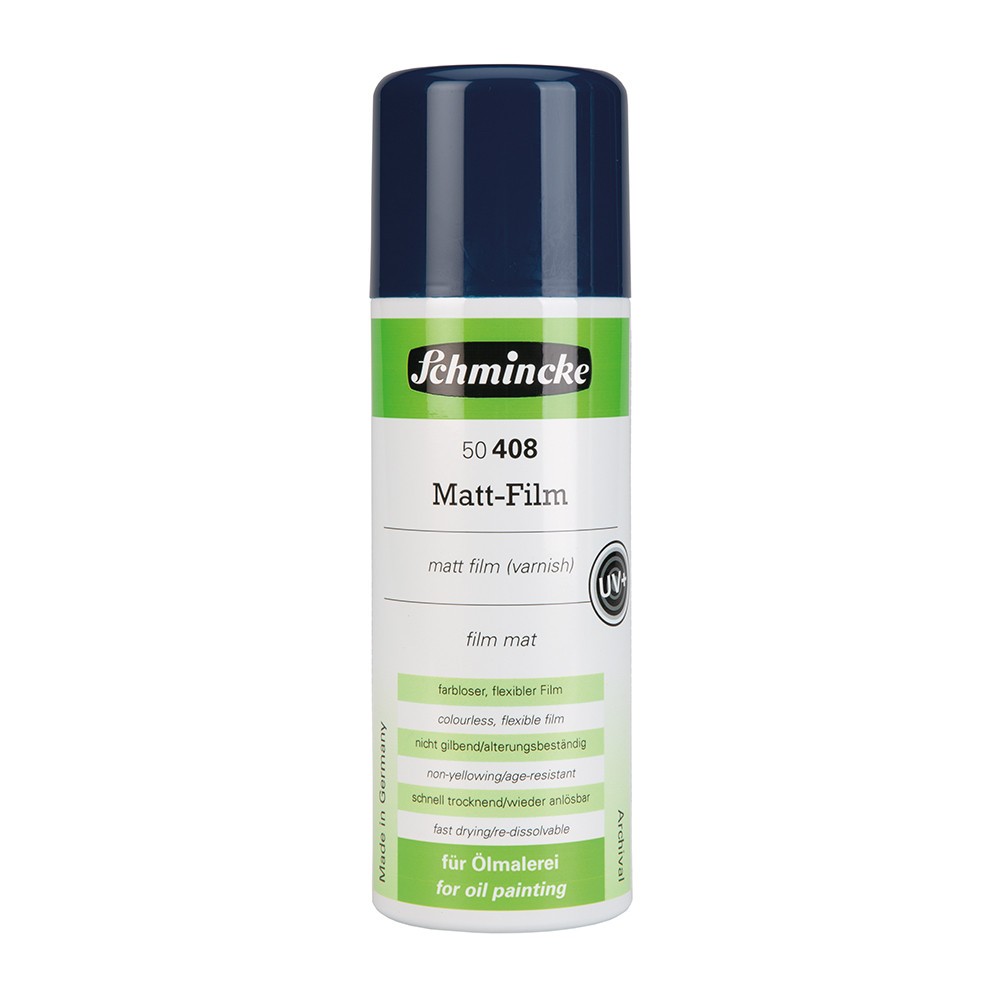 Werniks w sprayu do farb olejnych - Schmincke - matowy, 300 ml