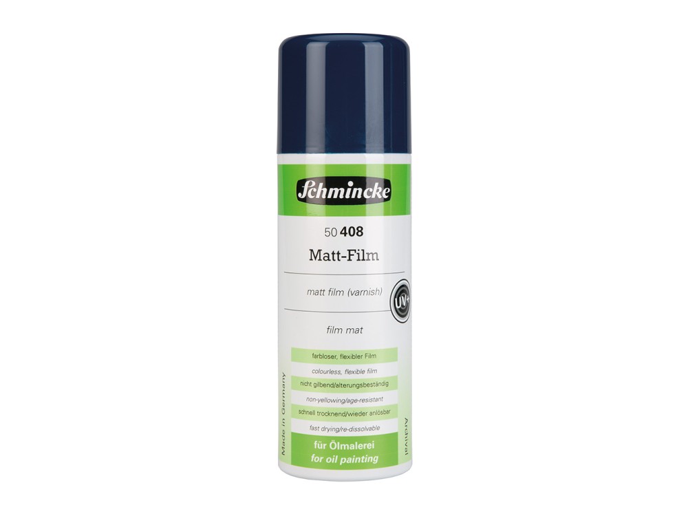 Werniks w sprayu do farb olejnych - Schmincke - matowy, 300 ml