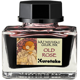 Atrament Ink-Cafe Art Noveau - Kuretake - Old Rose, 21 ml