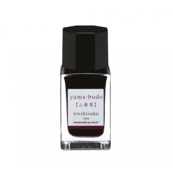 Iroshizuku calligraphy ink - Pilot - Yama-Budo (Crimson Glory Vine), 15 ml