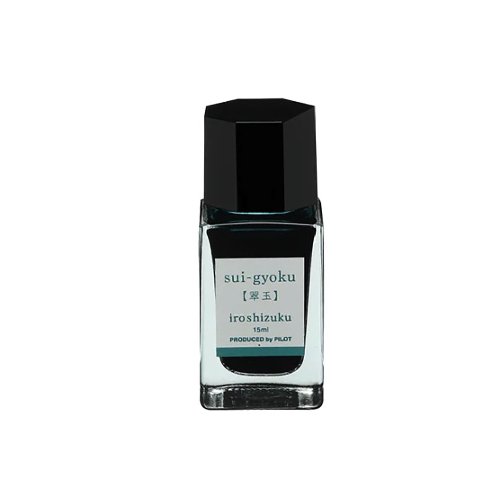 Iroshizuku calligraphy ink - Pilot - Sui-Gyoku (Emerald Green), 15 ml