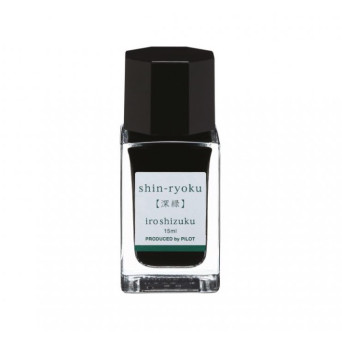 Iroshizuku calligraphy ink - Pilot - Shin-Ryoku (Forest Green), 15 ml