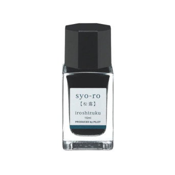 Iroshizuku calligraphy ink - Pilot - Syo-Ro (Dew on Pine Tree), 15 ml
