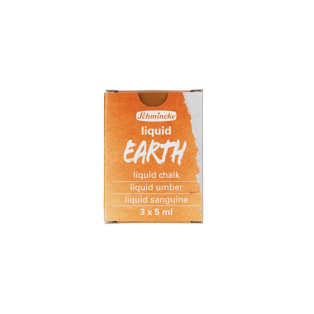 Set of Liquid Earth - Schmincke - 3 x 5 ml
