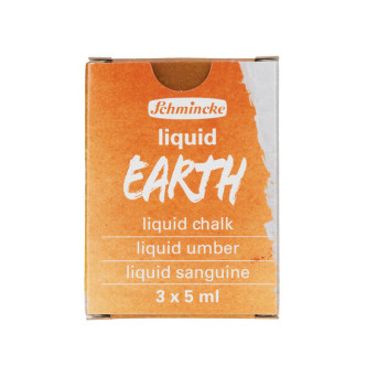 Set of Liquid Earth - Schmincke - 3 x 5 ml