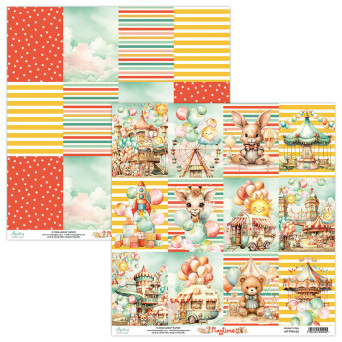 Scrapbooking paper 30,5 x 30,5 cm - Mintay - Playtime 06