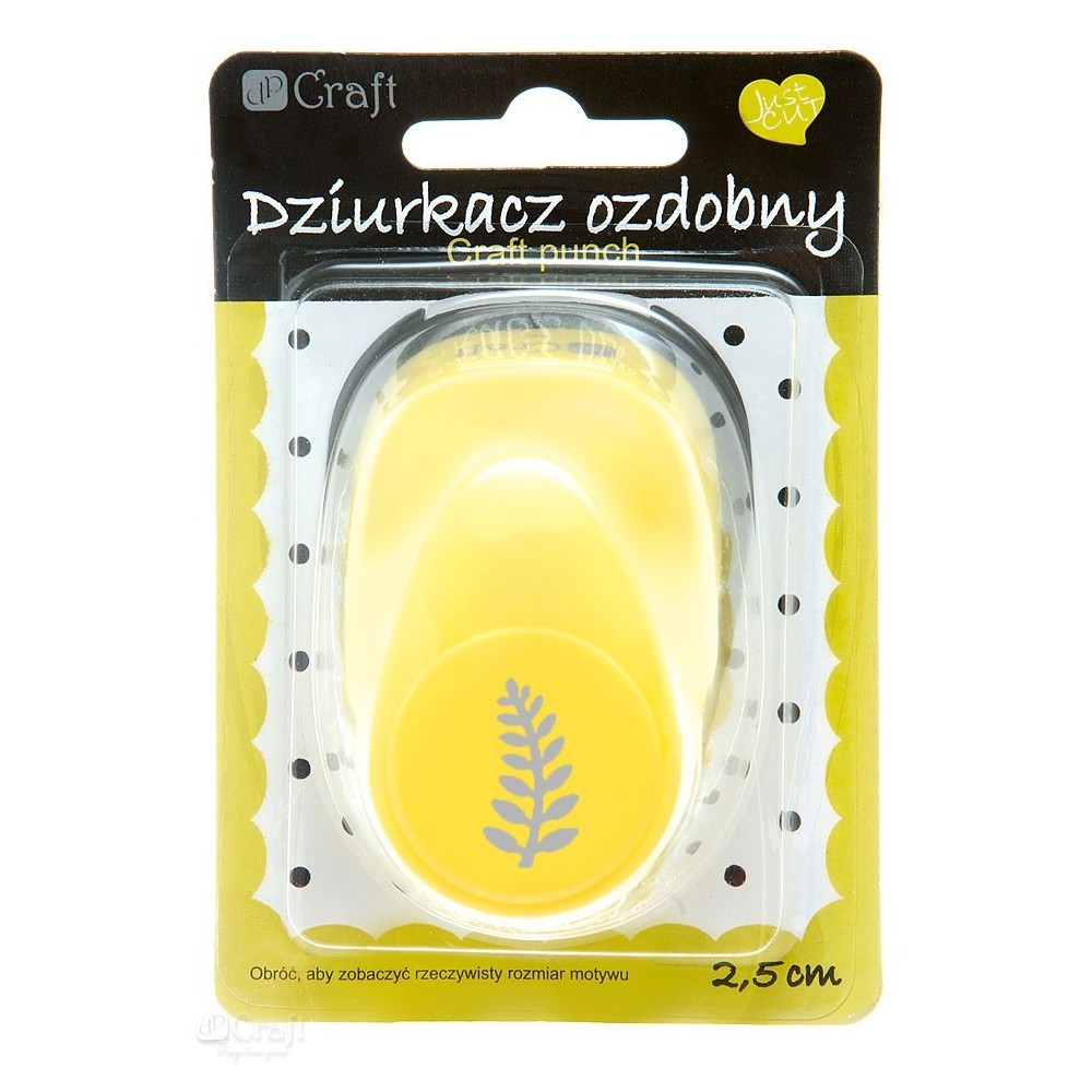 Dziurkacz ozdobny Paproć - DpCraft - 2,5 cm
