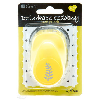 Dziurkacz ozdobny Paproć - DpCraft - 2,5 cm