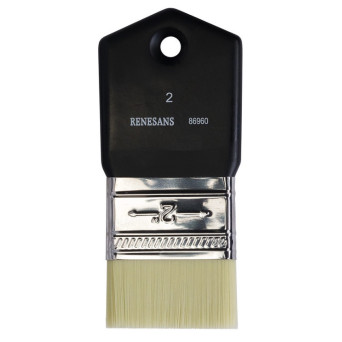 Action, flat, synthetic, 86960 series brush - Renesans - no. 2
