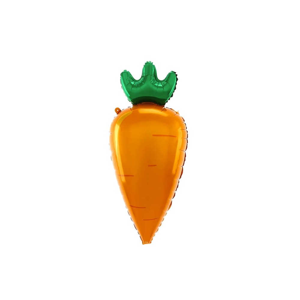 Carrot foil balloon - 42 x 91 cm