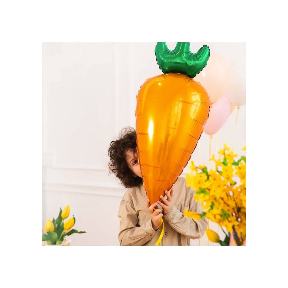 Balon foliowy Marchewka - 42 x 91 cm