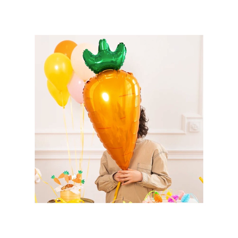 Carrot foil balloon - 42 x 91 cm