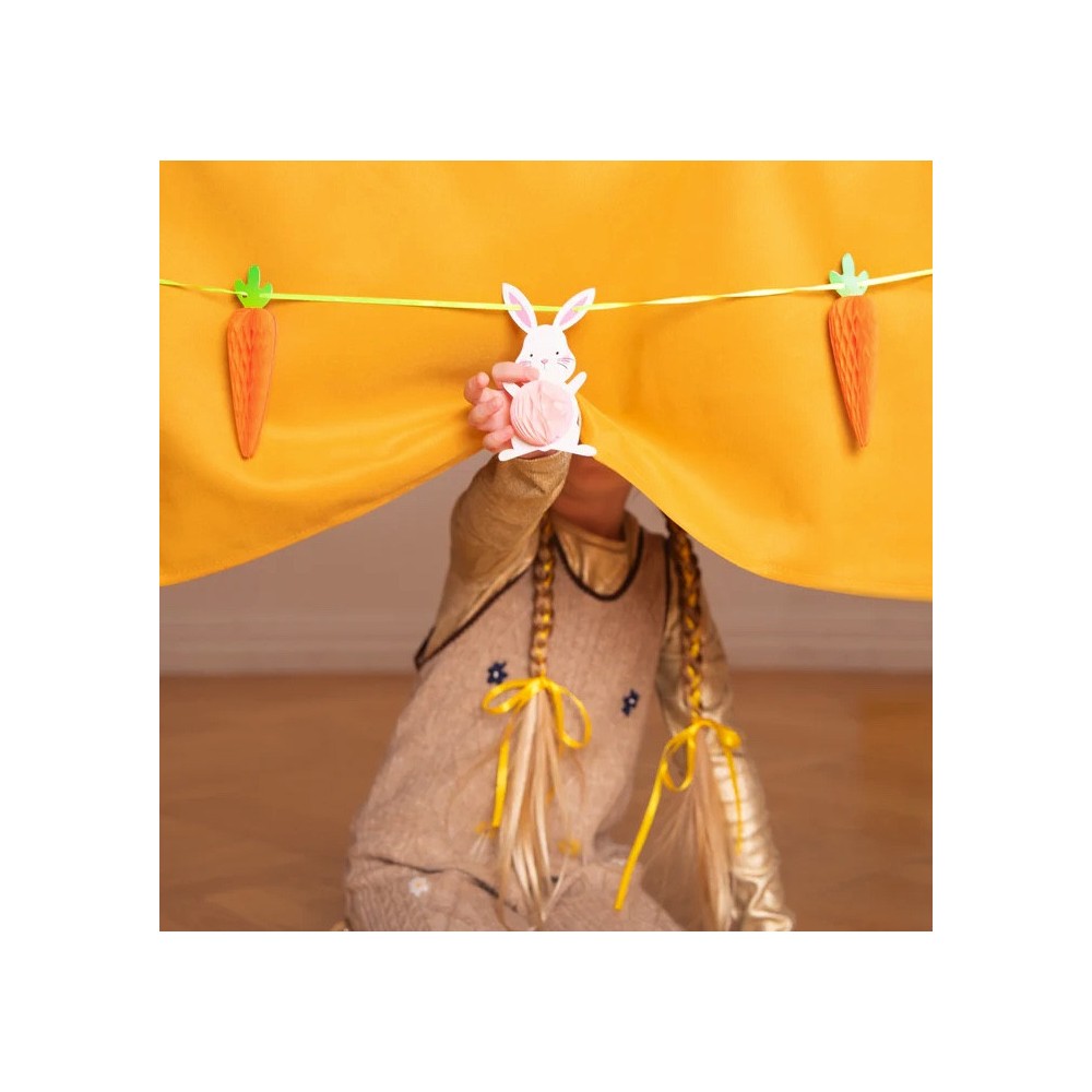 Banner honeycomb Bunnies and Carrots - 13,4 x 100 cm