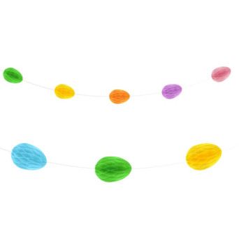 Banner honeycomb Easter Eggs - 6,5 x 300 cm