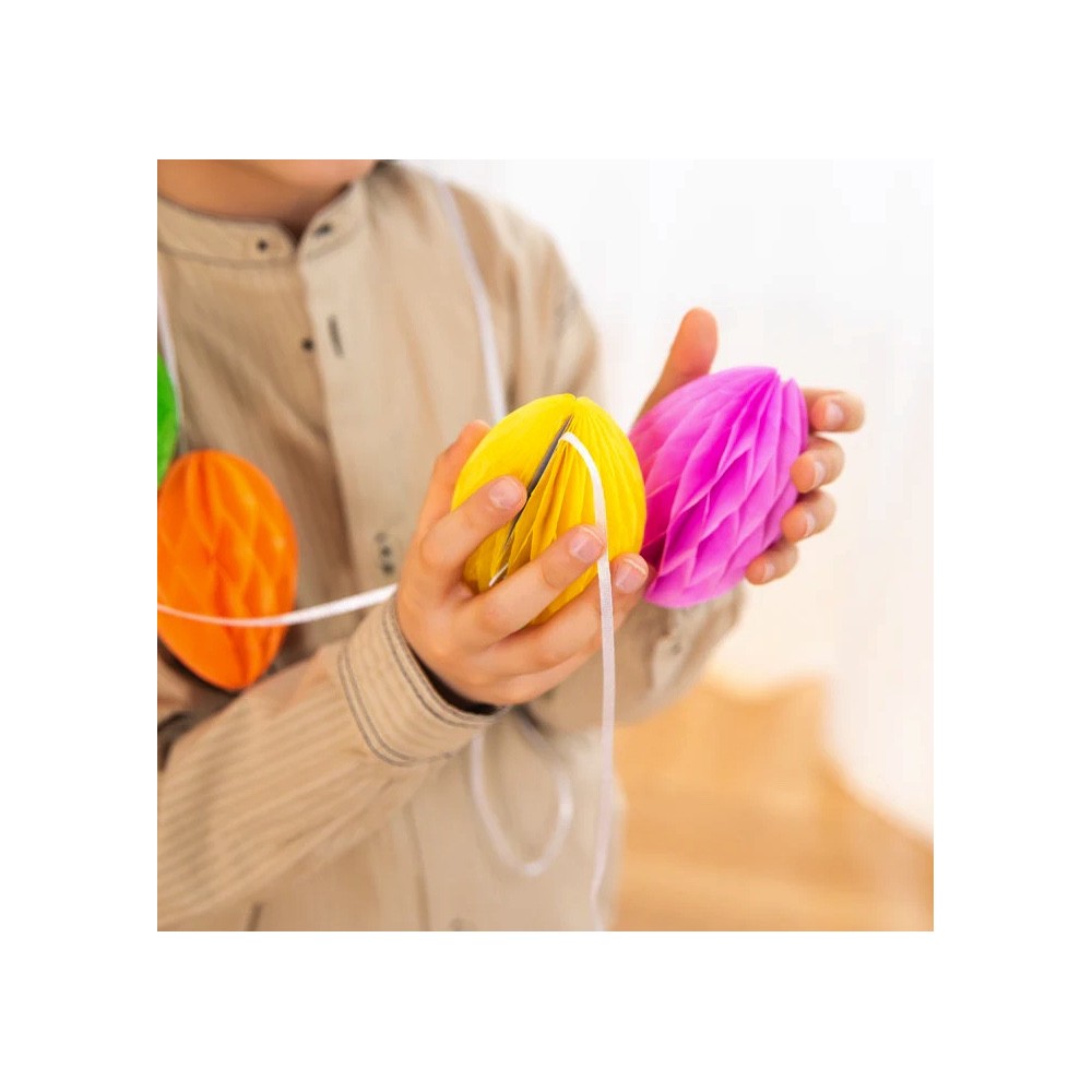 Banner honeycomb Easter Eggs - 6,5 x 300 cm
