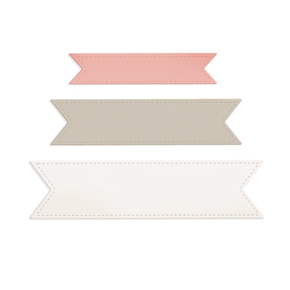 Set of cutting dies Banners - DpCraft - 3 pcs.