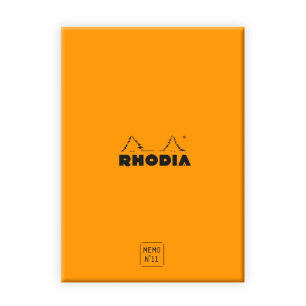 Notes w pudełku Memo Pad No. 11 - Rhodia - w kratkę, A7, 80 g, 240 ark.