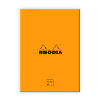 Memo Pad No. 11 - Rhodia - squared, A7, 80 g, 240 sheets